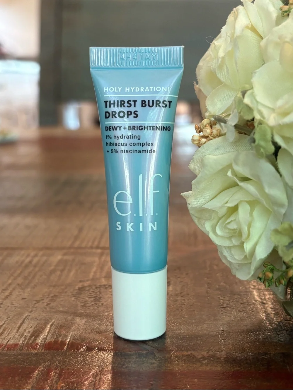 NEW e.l.f. Skin THIRST BURST DROPS Dewy + Brightening HOLY HYDRATION Mini!